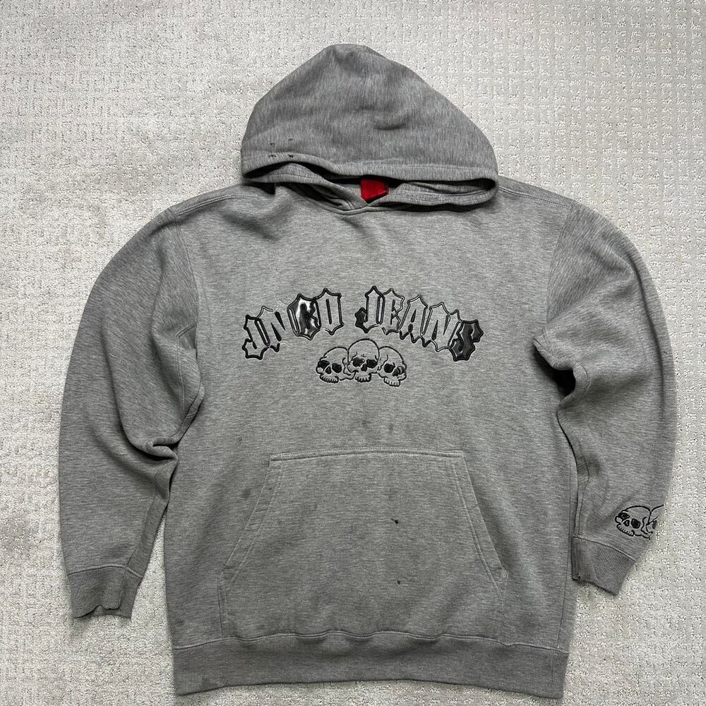 Jnco Thrashed Men's Grey Hoodie